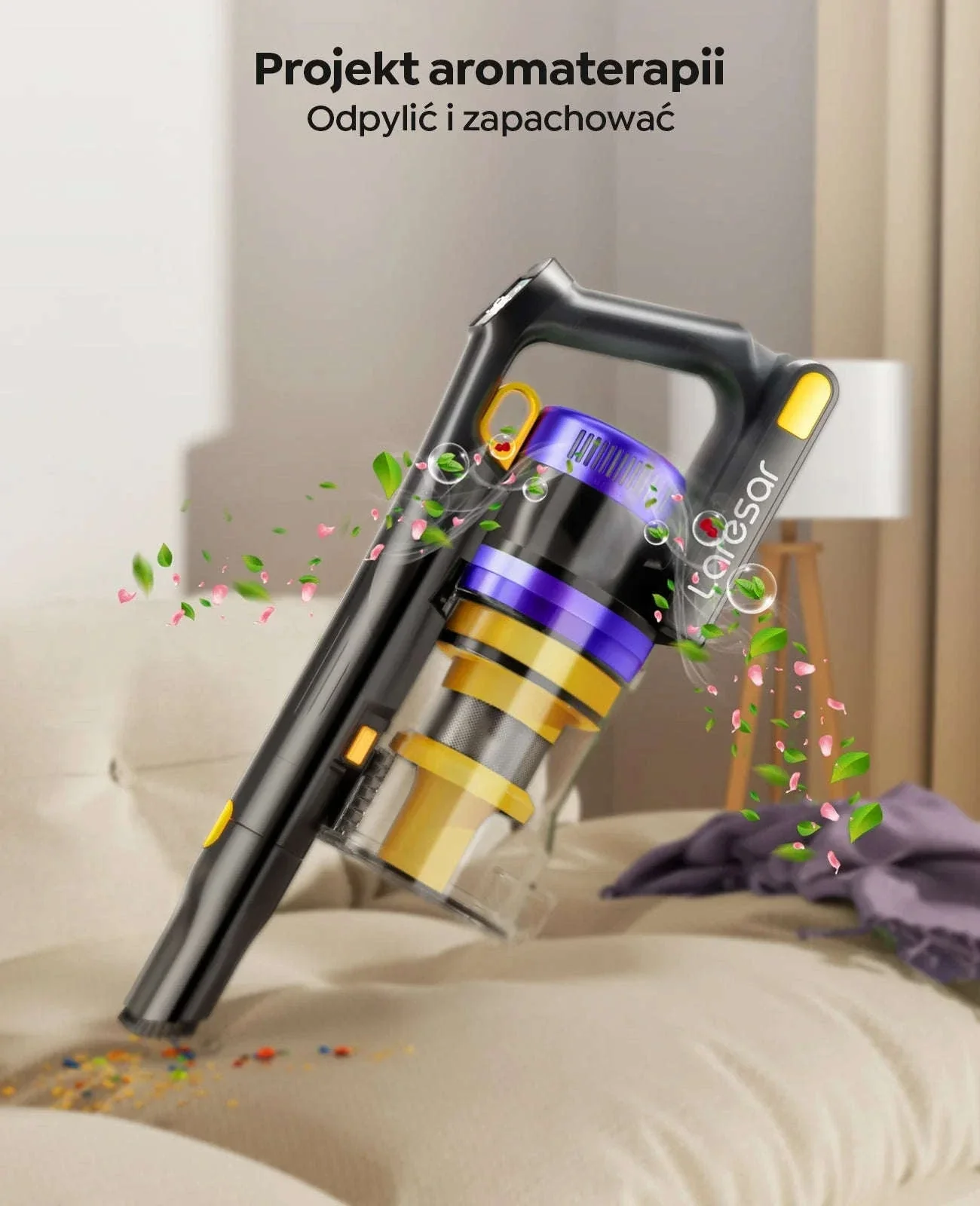 Laresar X11 Cordless Vacuum Cleaner with 550W Deep Suction - Image 5