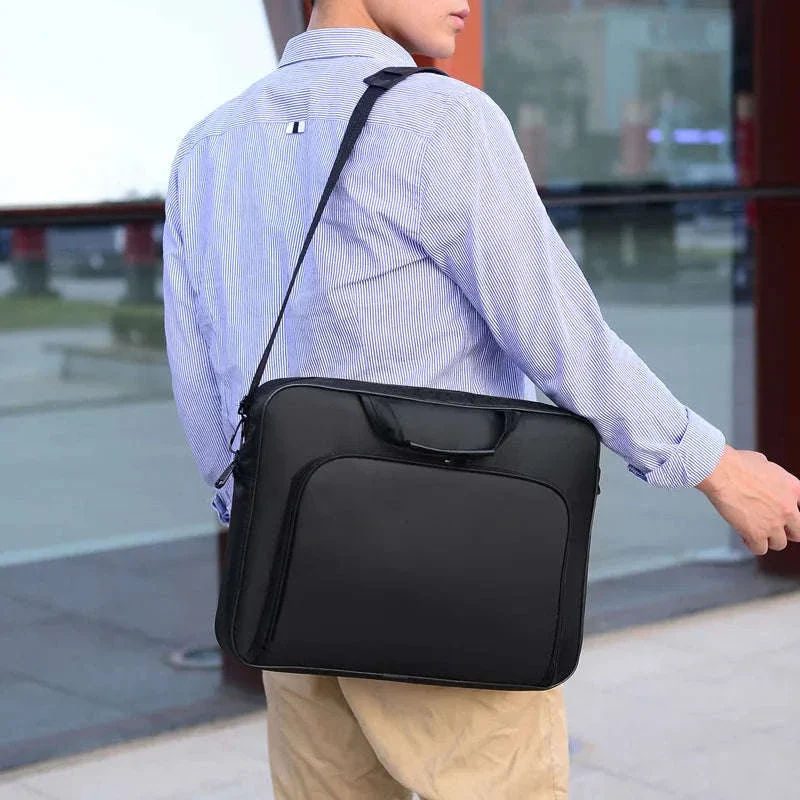Large Capacity Laptop Briefcase 15.6"–17" Nylon Work Bag - Image 6