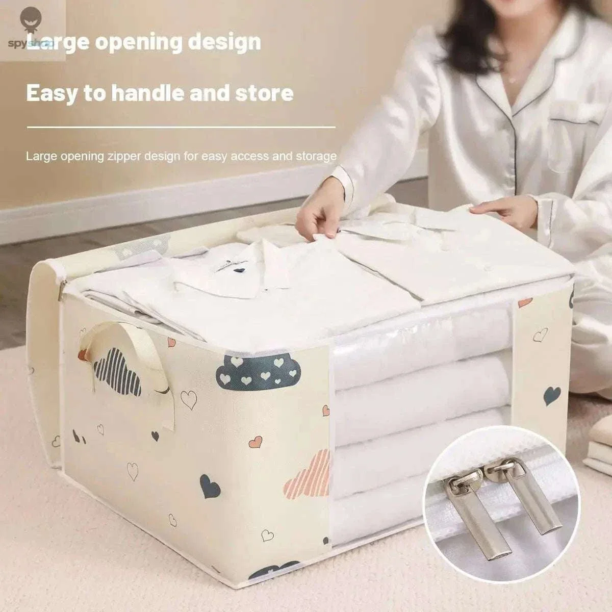 Large Capacity Storage Bag Organizer for Tidy Home Storage - Image 5