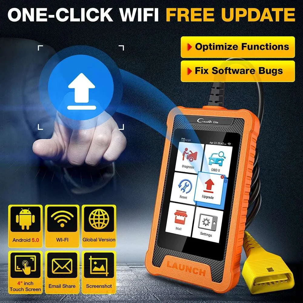 LAUNCH X431 Creader Elite OBD2 Scanner for Mercedes Full System - Image 11
