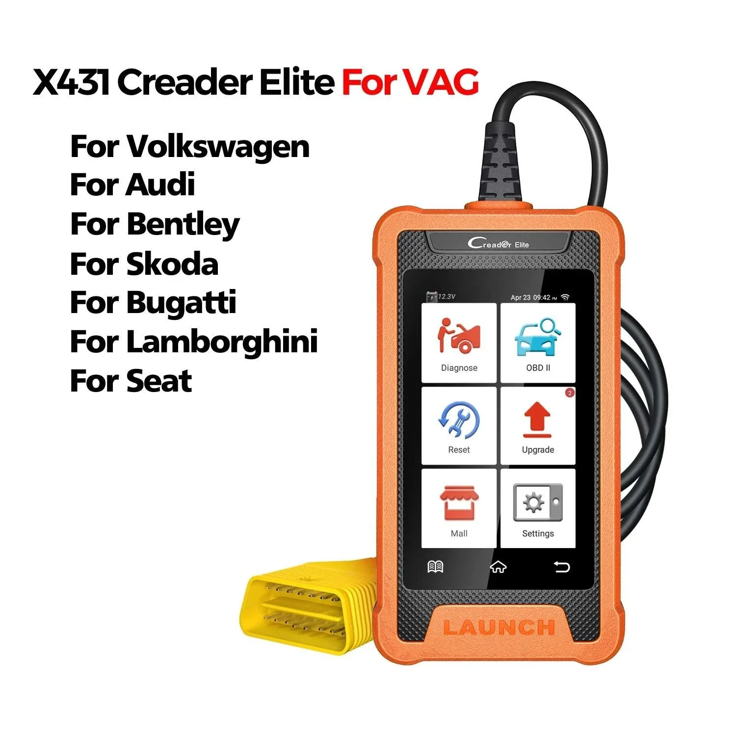 LAUNCH X431 Creader Elite OBD2 Scanner for Mercedes Full System - Image 15