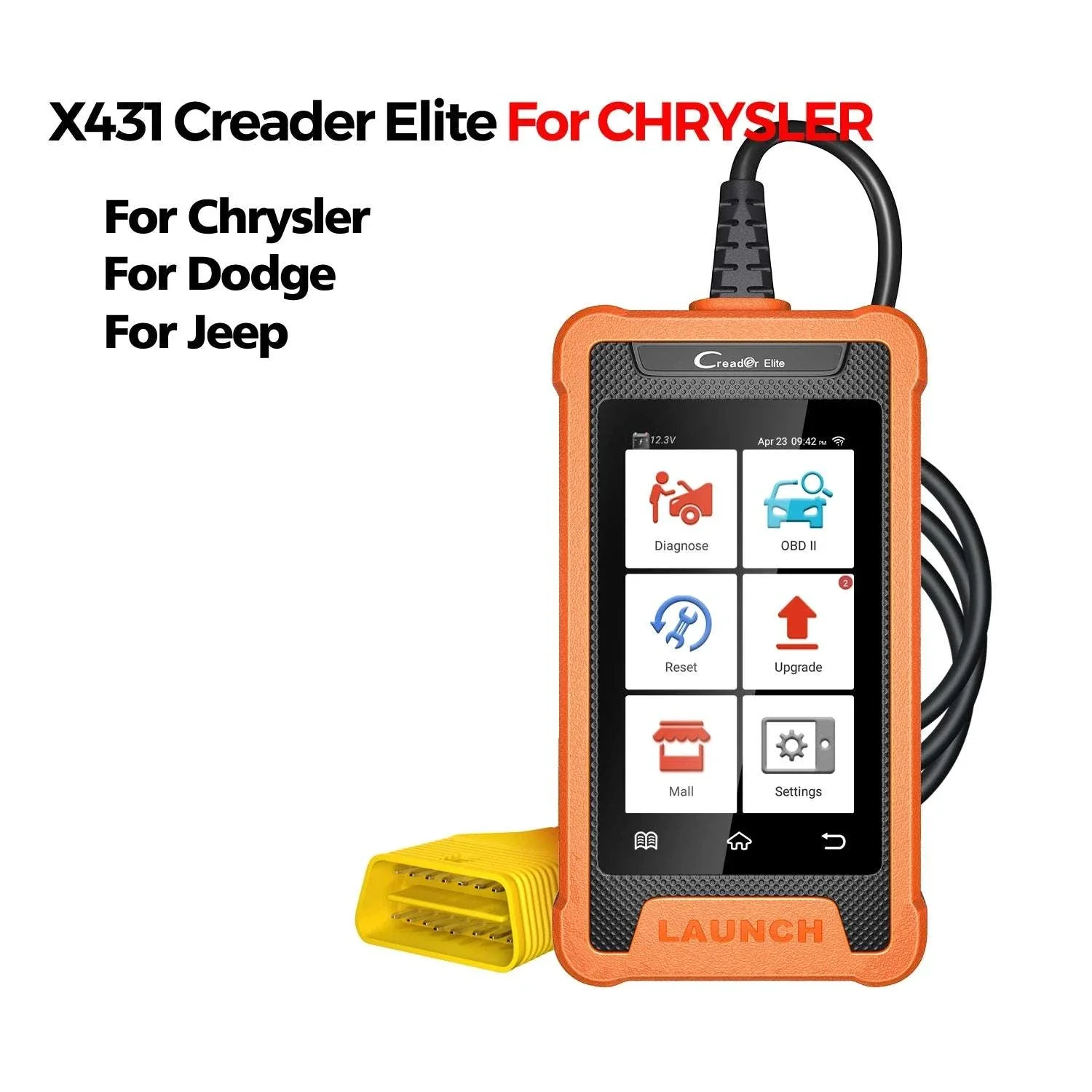 LAUNCH X431 Creader Elite OBD2 Scanner for Mercedes Full System - Image 17