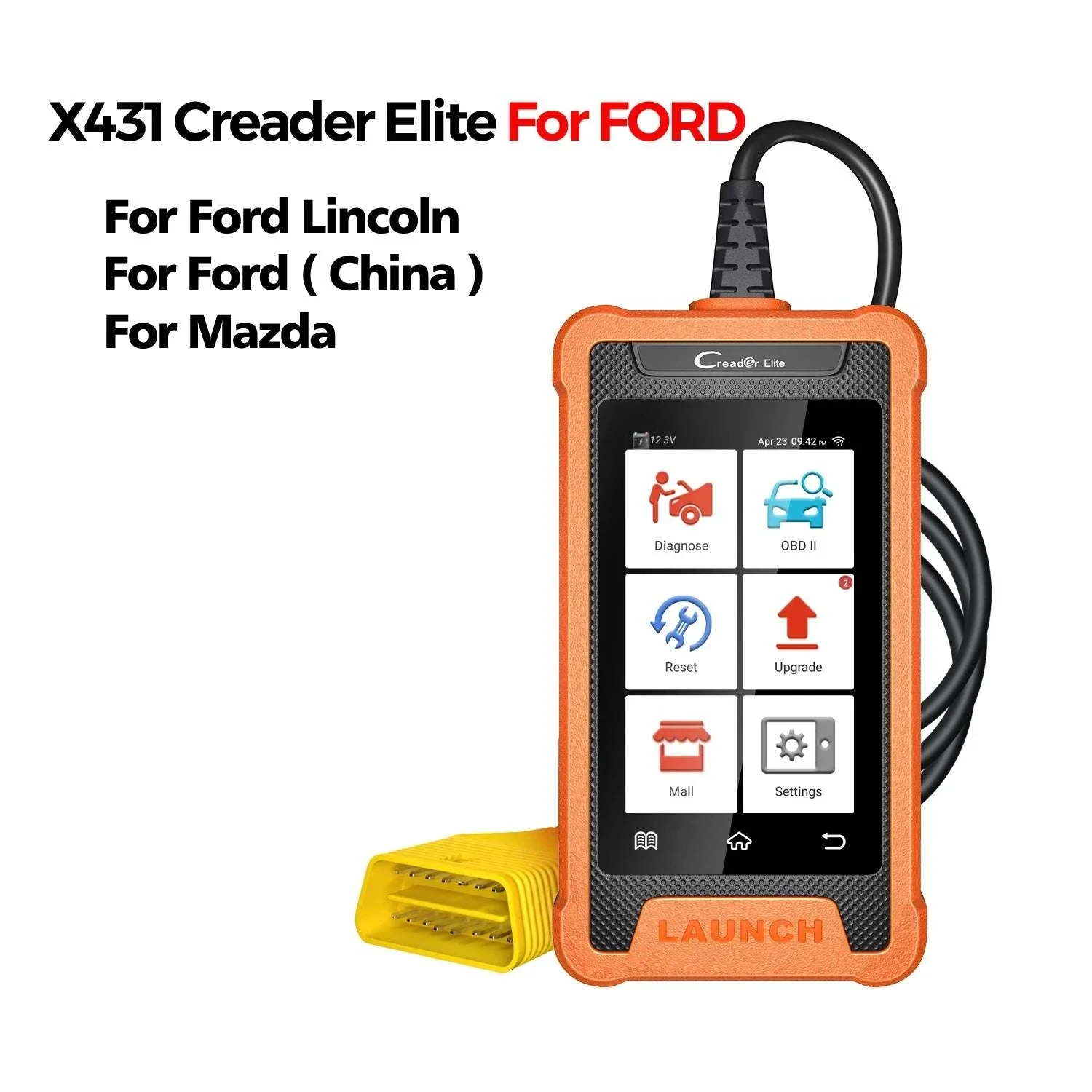 LAUNCH X431 Creader Elite OBD2 Scanner for Mercedes Full System - Image 18