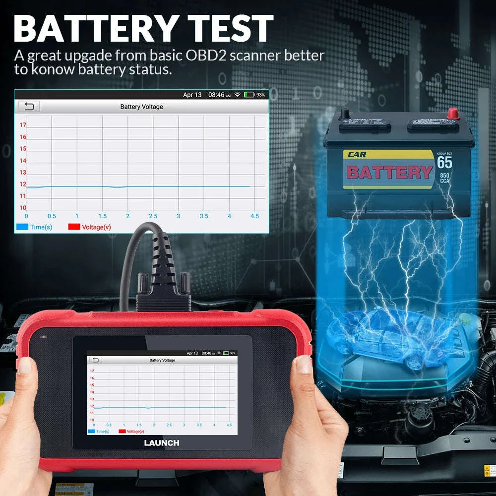 LAUNCH X431 CRP129E V2.0 OBD2 Diagnostic Scanner with 12 Resets - Image 15