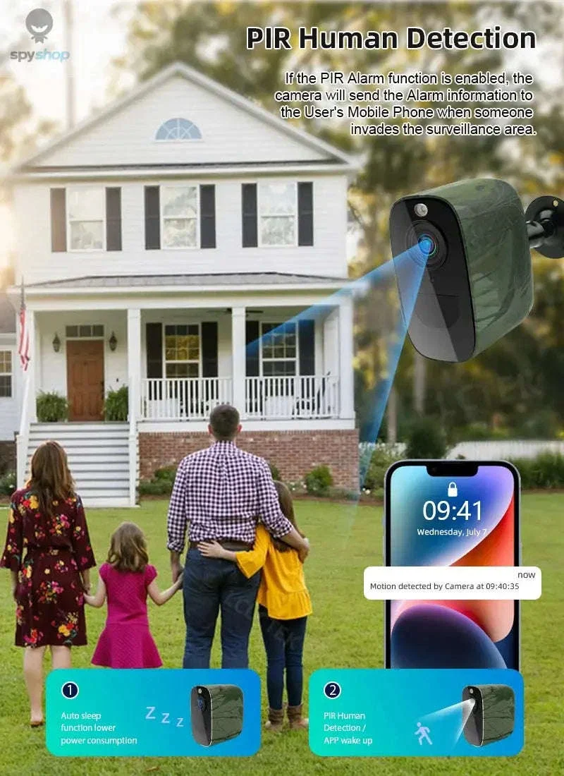 4G SIM Security Camera 4MP Full-Color, Battery Powered - Image 15