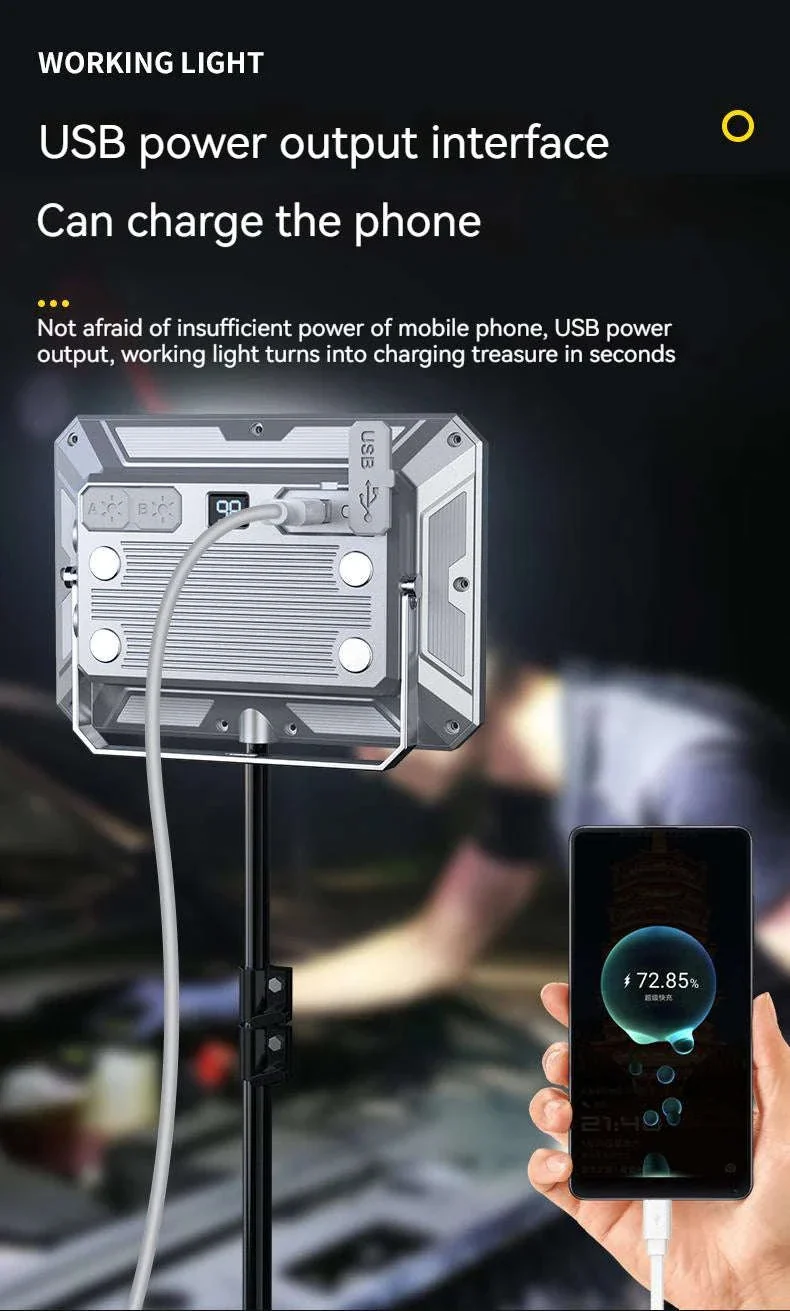Rechargeable LED Camping Lantern with USB Output and Magnetic Base - Image 22