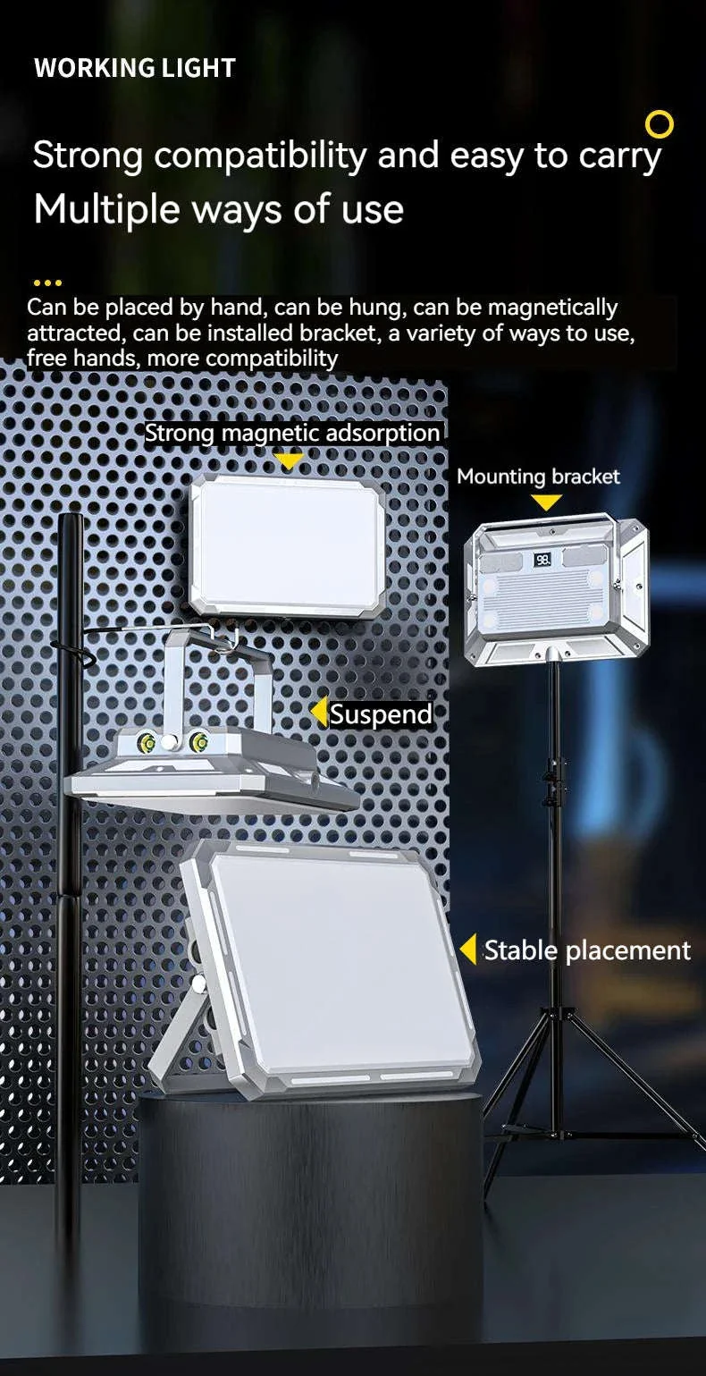 Rechargeable LED Camping Lantern with USB Output and Magnetic Base - Image 7