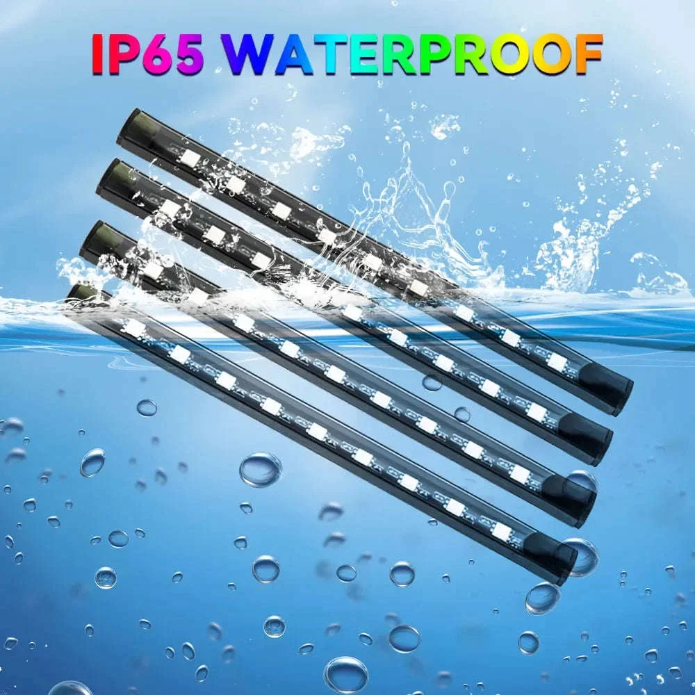 Neon RGB LED Car Foot Lights with App and Remote Control - Image 14