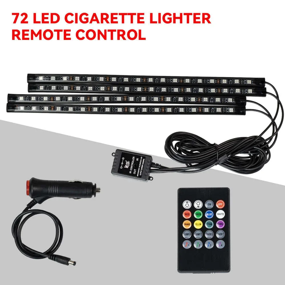Neon RGB LED Car Foot Lights with App and Remote Control - Image 32