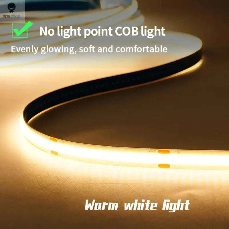 LED COB Light Strip with Touch Dimmer USB Tape Lamp - Image 7