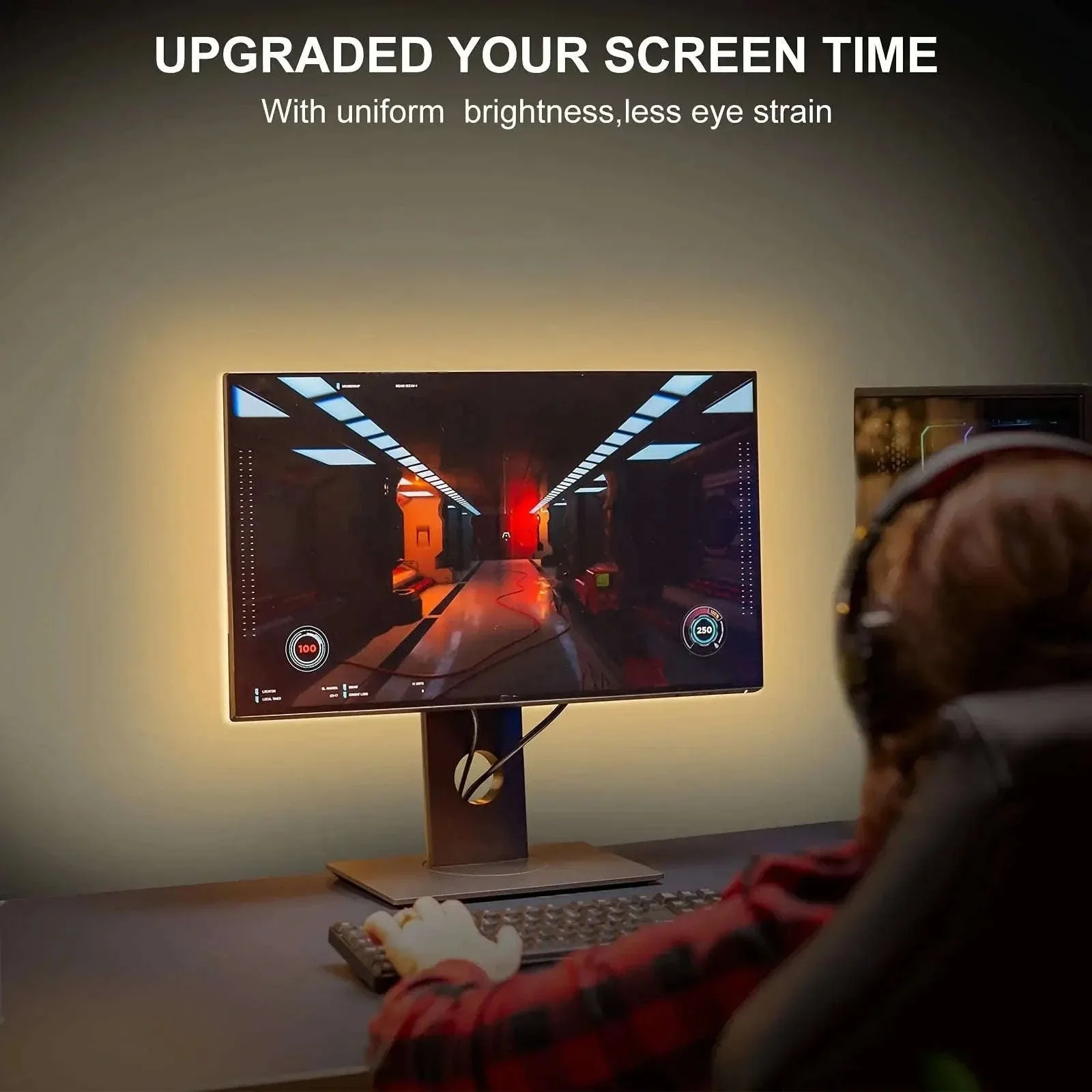 LED COB Light Strip with Touch Dimmer USB Tape Lamp - Image 9