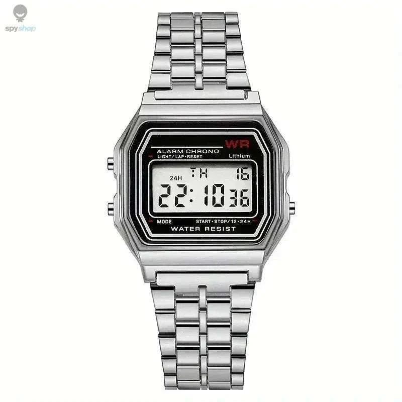 F91W Steel Band LED Digital Sports Watch for Everyday Wear - Image 11