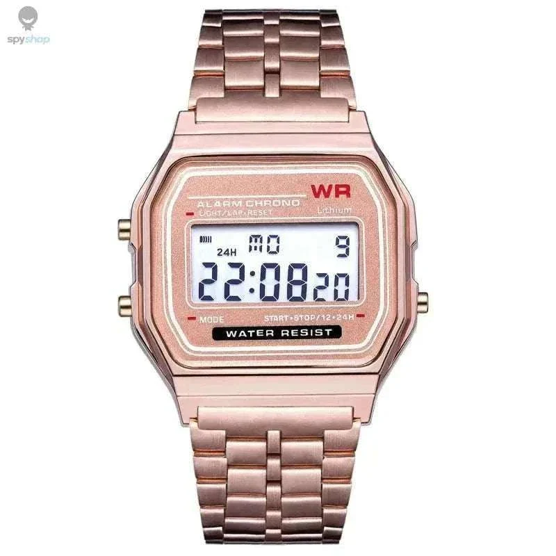 F91W Steel Band LED Digital Sports Watch for Everyday Wear - Image 13