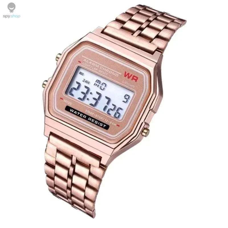 F91W Steel Band LED Digital Sports Watch for Everyday Wear - Image 4
