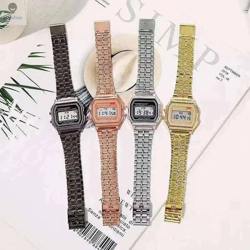 F91W Steel Band LED Digital Sports Watch for Everyday Wear - Image 8