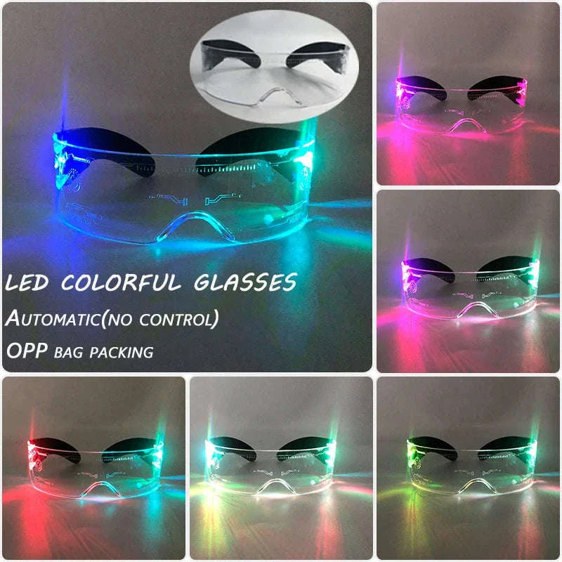 LED Cyberpunk Glasses for Futuristic Night Events - Image 10