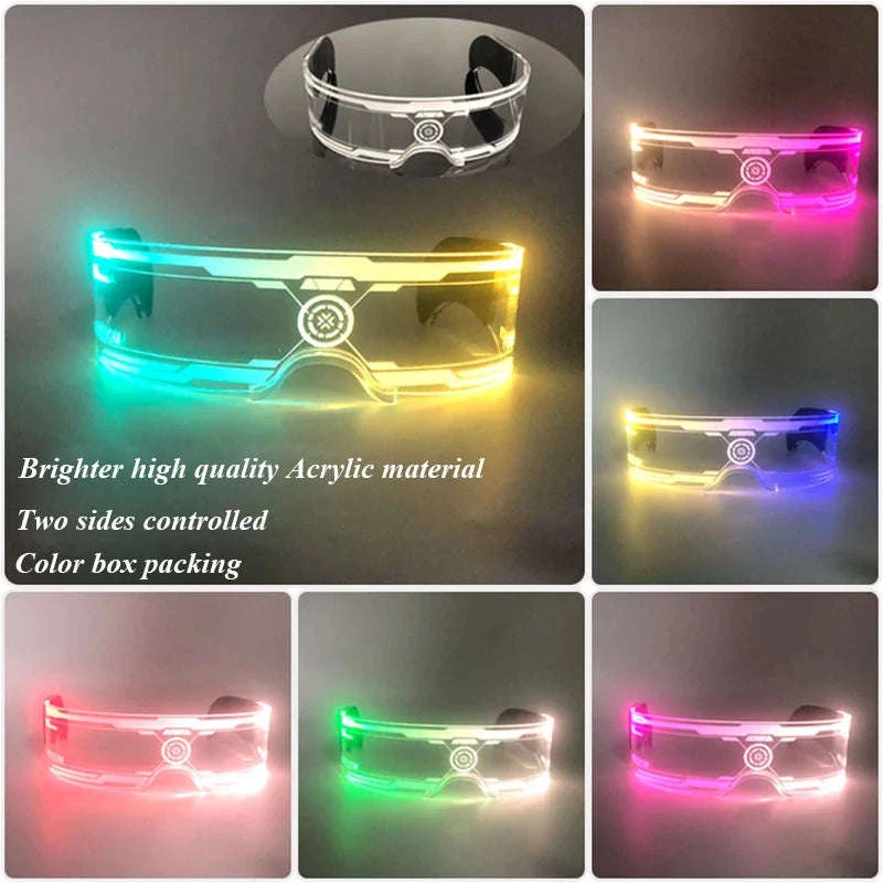 LED Cyberpunk Glasses for Futuristic Night Events - Image 11