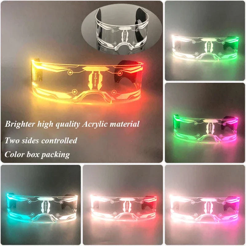 LED Cyberpunk Glasses for Futuristic Night Events - Image 13