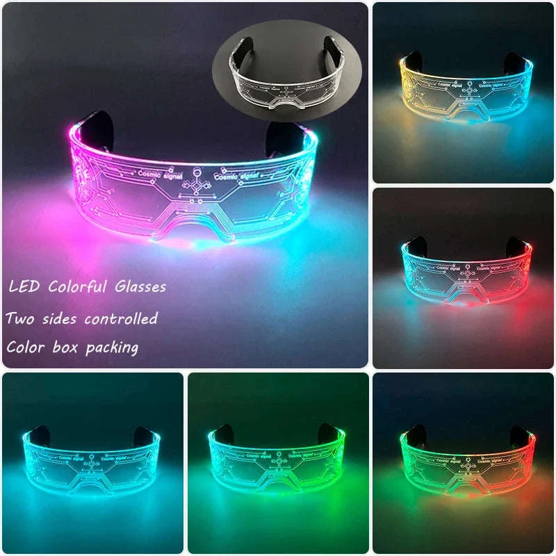 LED Cyberpunk Glasses for Futuristic Night Events - Image 15