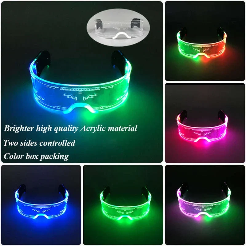 LED Cyberpunk Glasses for Futuristic Night Events - Image 16