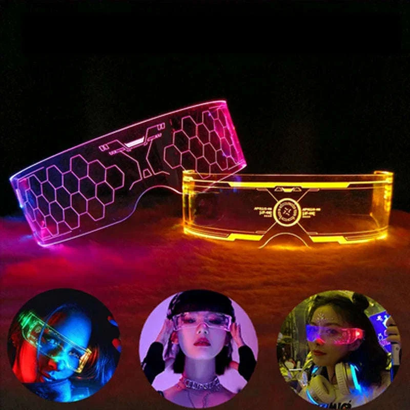 LED Cyberpunk Glasses for Futuristic Night Events - Image 4
