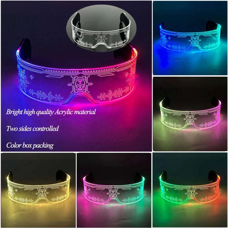 LED Cyberpunk Glasses for Futuristic Night Events - Image 8