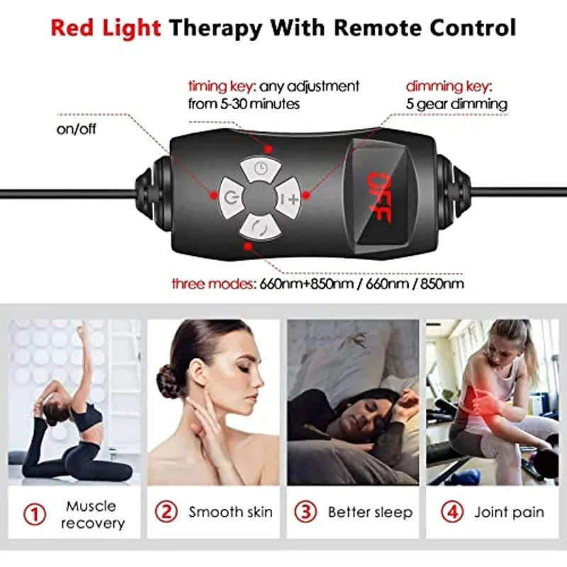 LED Red Light Therapy Lamp for Skin Care and Sore Relief - Image 6