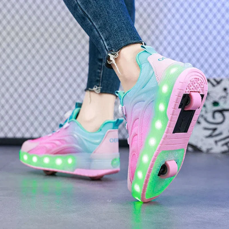 GlowRollers LED Skate Sneakers for Kids with Rolling Fun - Image 5