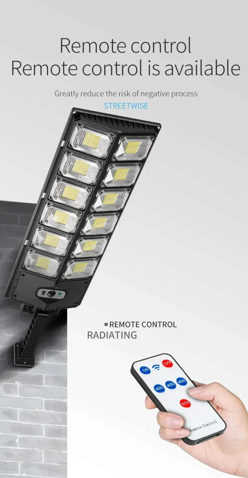 LED Solar Motion Sensor Lamp for Outdoor Security Lighting - Image 14
