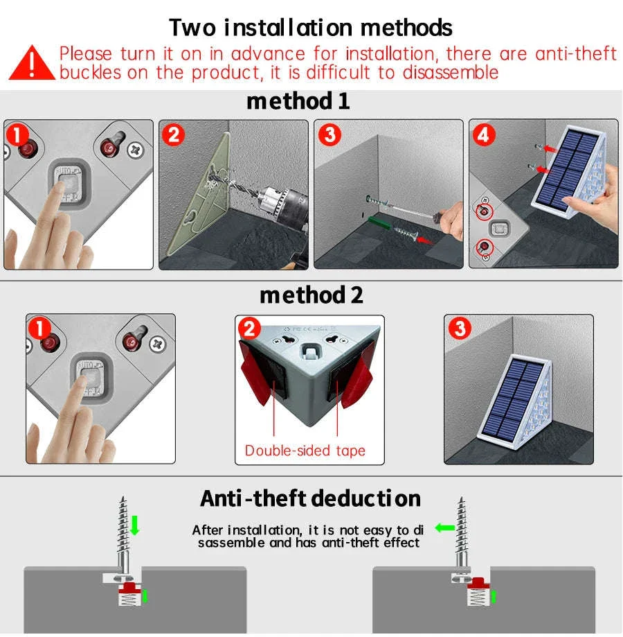 Outdoor Solar Step Lamp for Safer Paths and Stairs - Image 16