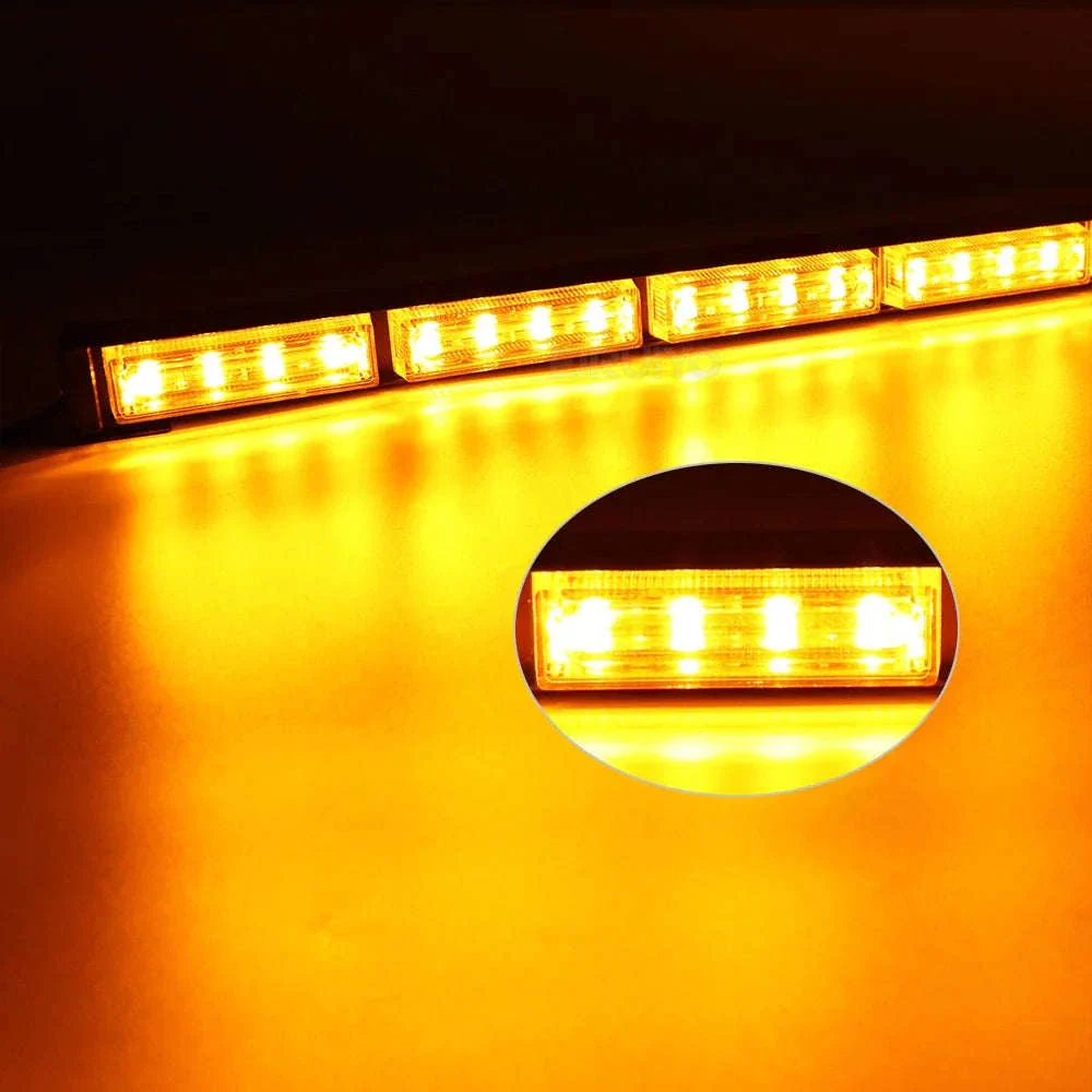 16 LED Strobe Light Bar for Vehicle Emergency Warning - Image 4