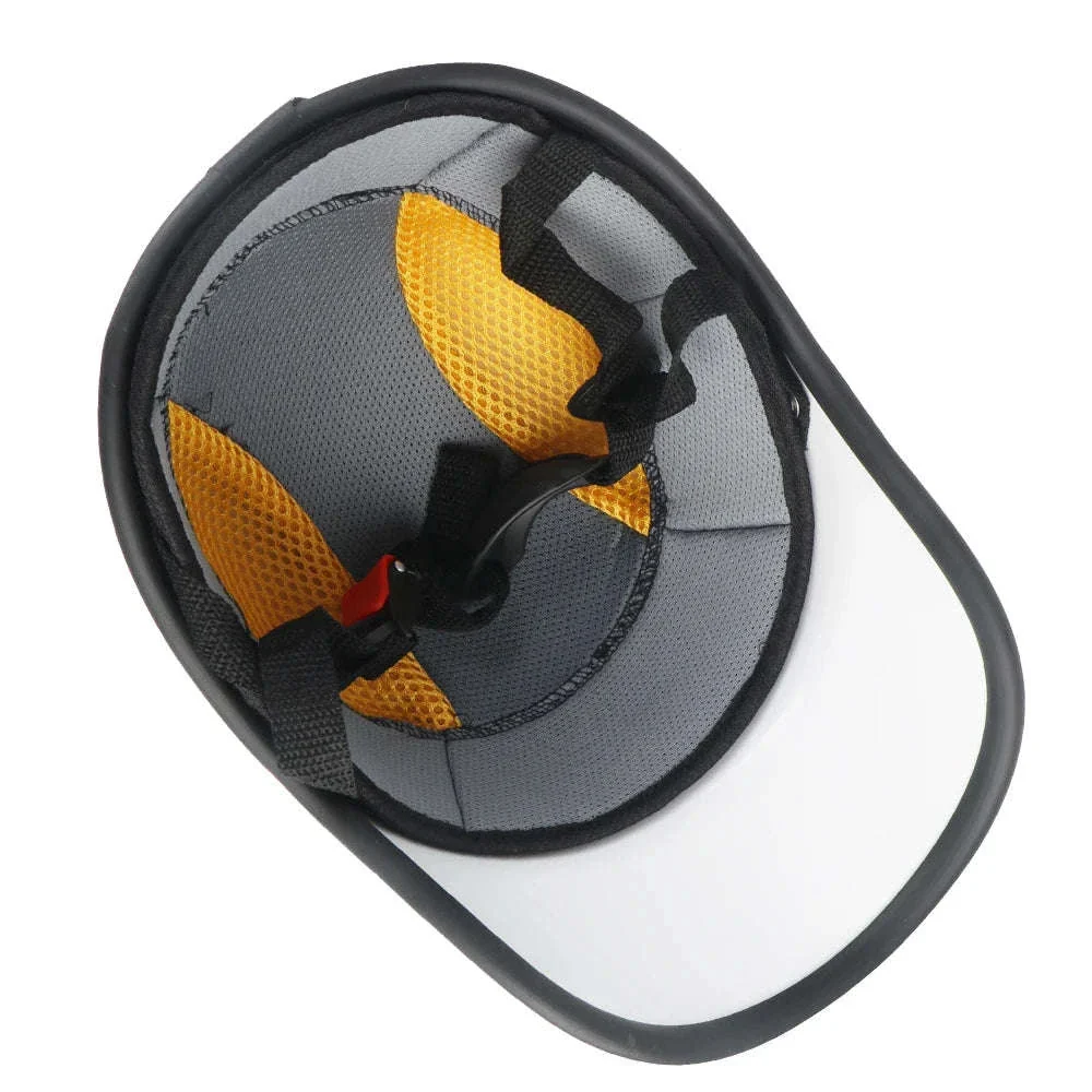 Vintage Half Helmet with 7cm Brim and Adjustable Fit - Image 6
