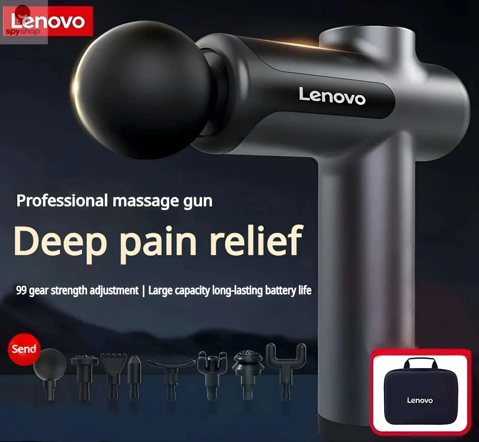 Lenovo Deep Muscle Fascia Gun for Sore Muscle Relief - Image 35