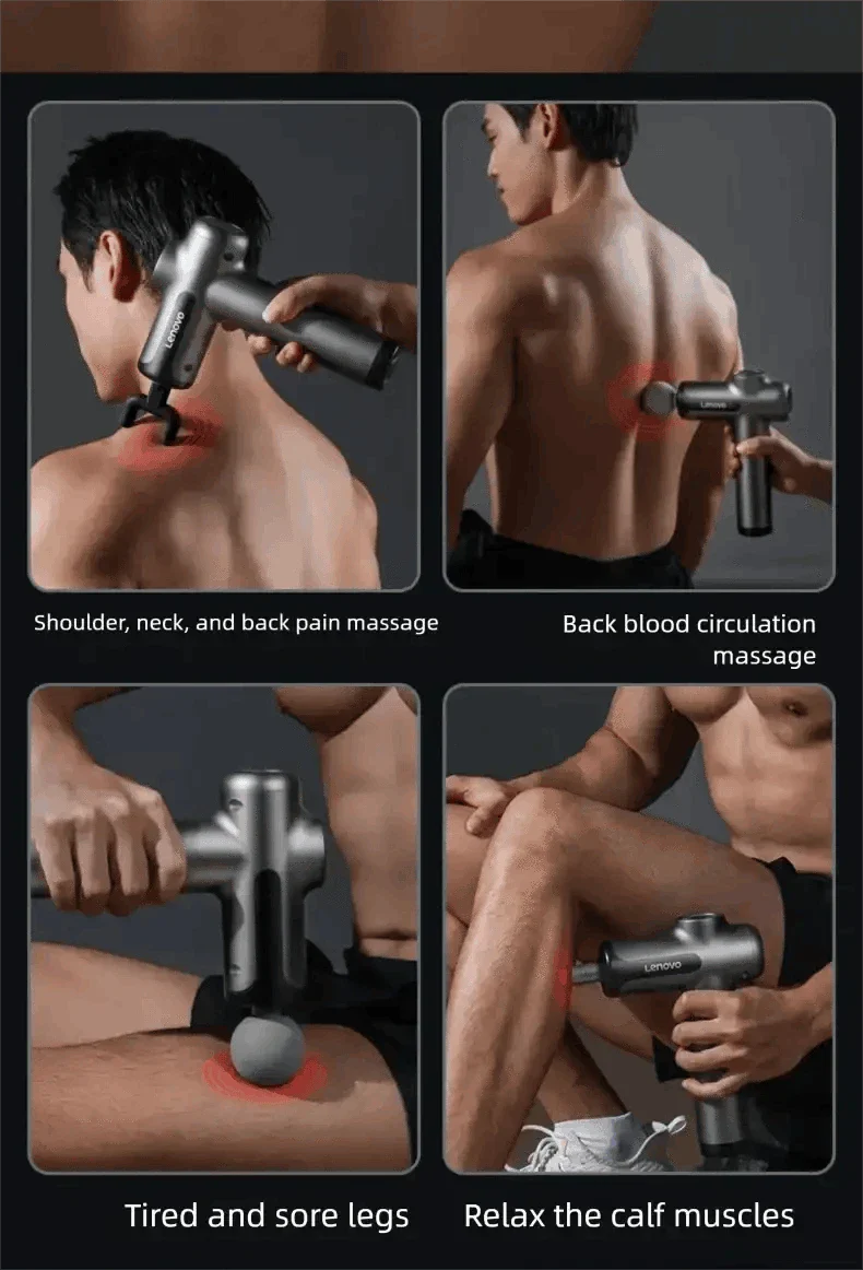 Lenovo N3 Deep Tissue Massage Device with LED Touch Control - Image 13