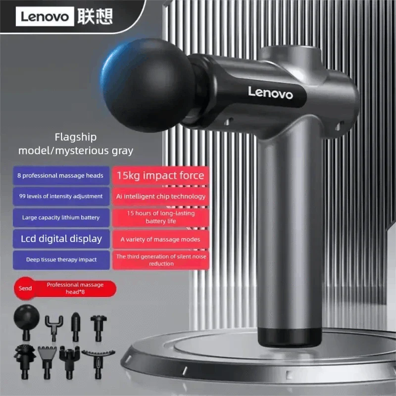 Lenovo N3 Deep Tissue Massage Device with LED Touch Control - Image 17