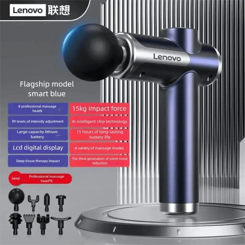 Lenovo N3 Deep Tissue Massage Device with LED Touch Control - Image 19