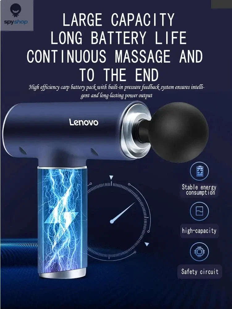 Lenovo Fascia Gun Professional Muscle Massager for Deep Relief - Image 4