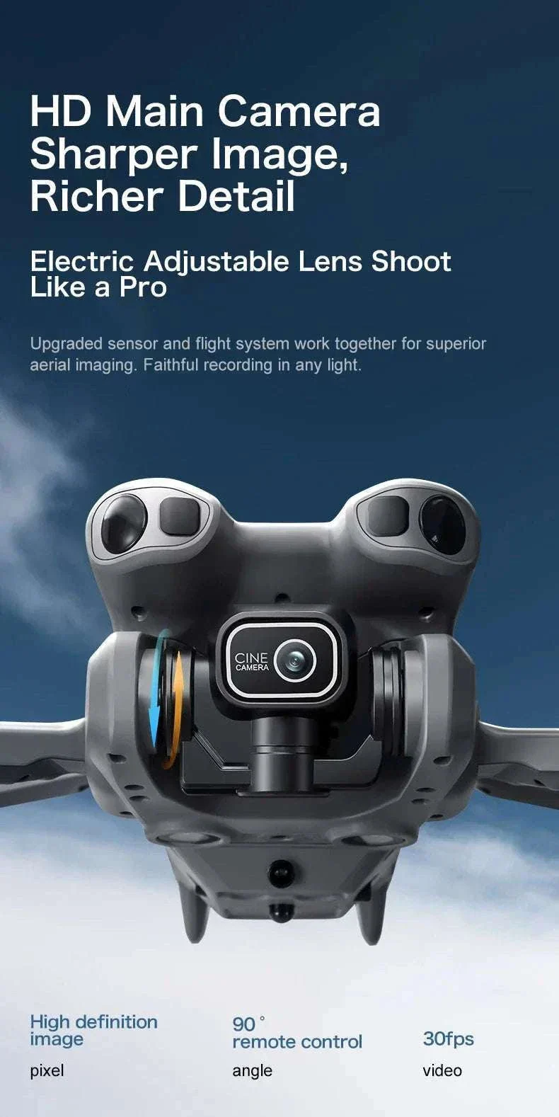 Lenovo GT50 8K Drone with 360° Obstacle Avoidance & 3KM Range - Image 13