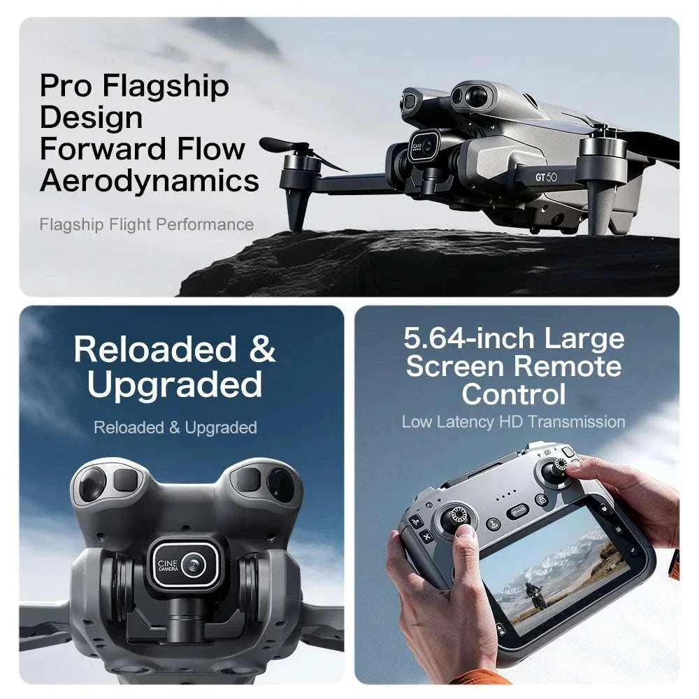 Lenovo GT50 8K Drone with 360° Obstacle Avoidance & 3KM Range - Image 2
