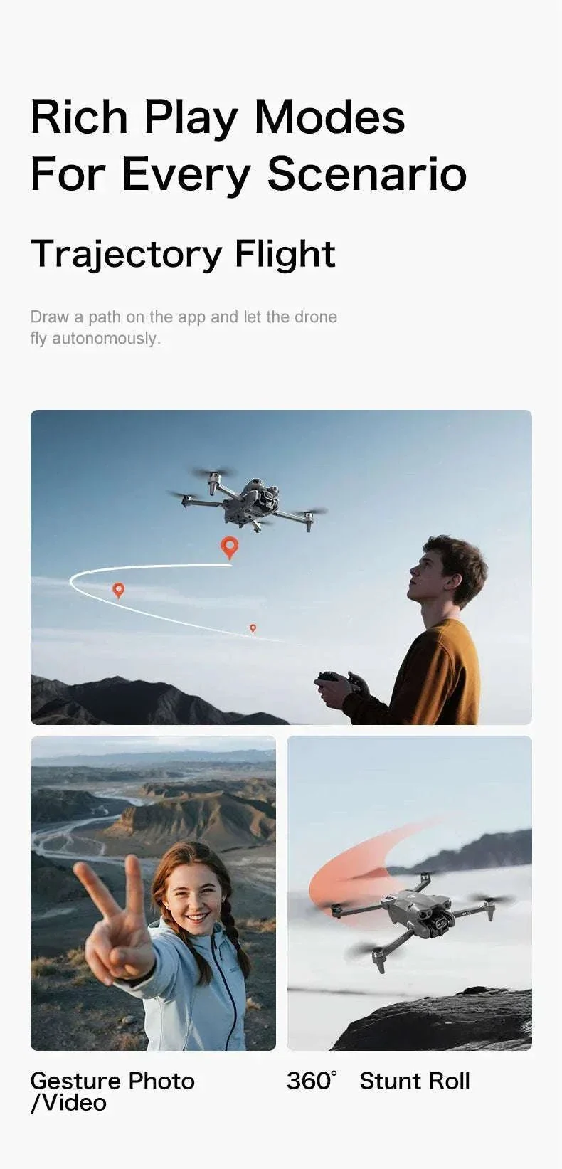 Lenovo GT50 8K Drone with 360° Obstacle Avoidance & 3KM Range - Image 21