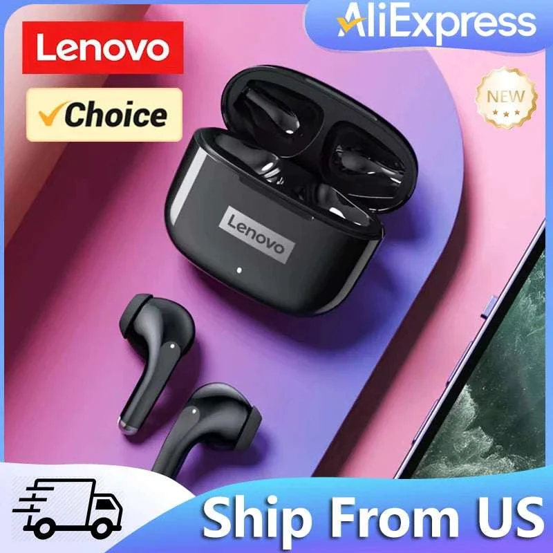 Lenovo LP40 Pro Wireless Earbuds Bluetooth 5.3 Low Latency