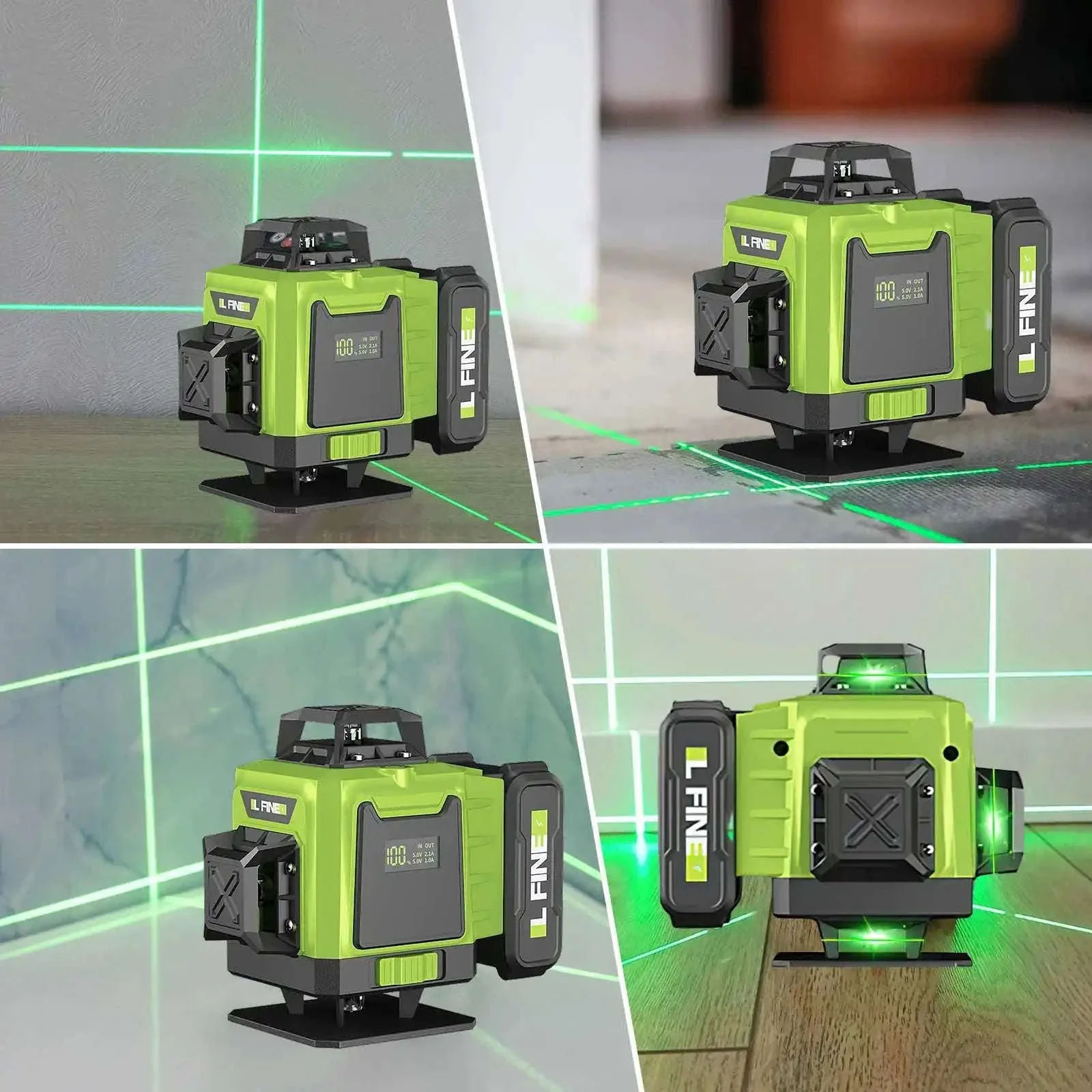 4D Laser Level 16-Line 360° Self-Leveling Tool - Image 2