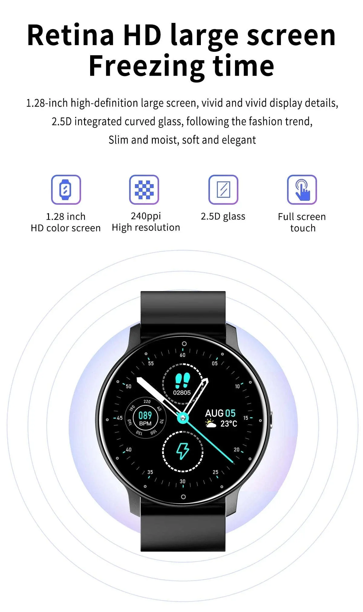 Smart Fitness Watch with Fitness Tracking and Notifications - Image 11