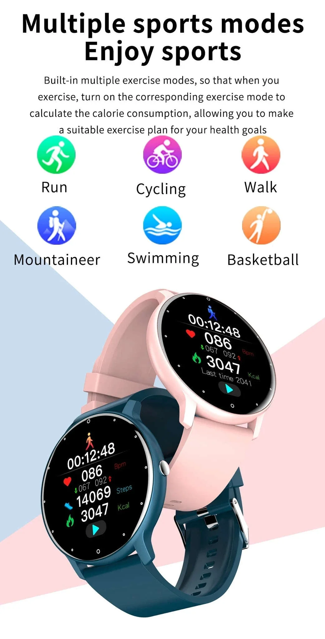 Smart Fitness Watch with Fitness Tracking and Notifications - Image 17