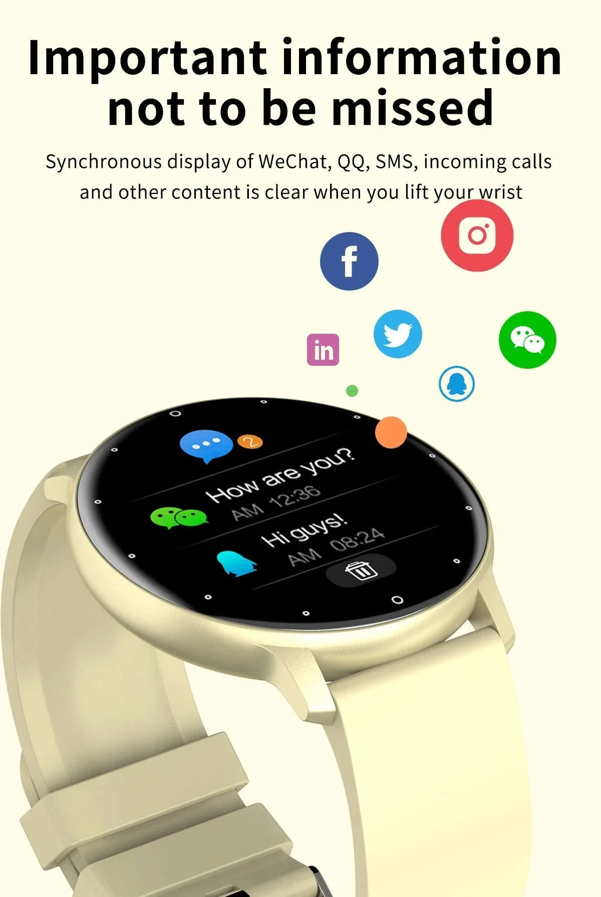 Smart Fitness Watch with Fitness Tracking and Notifications - Image 19