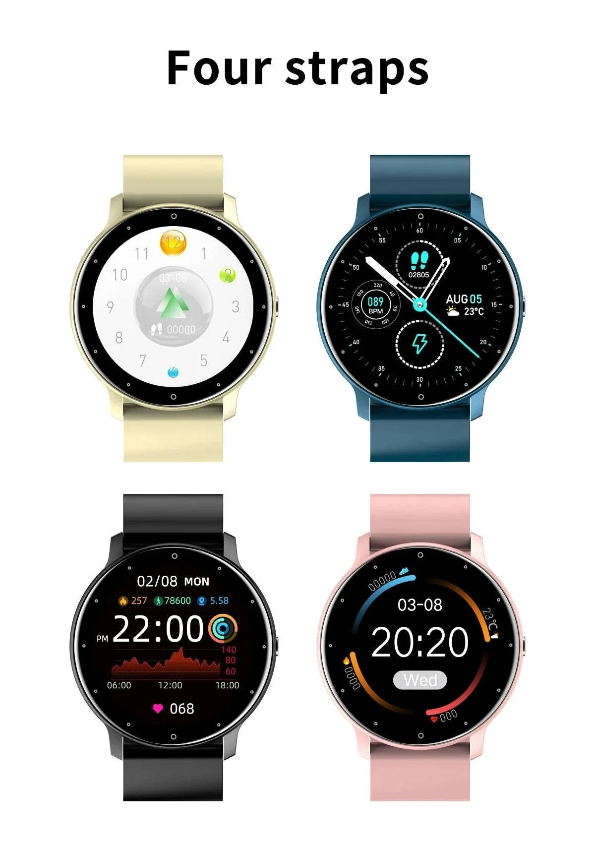 Smart Fitness Watch with Fitness Tracking and Notifications - Image 23