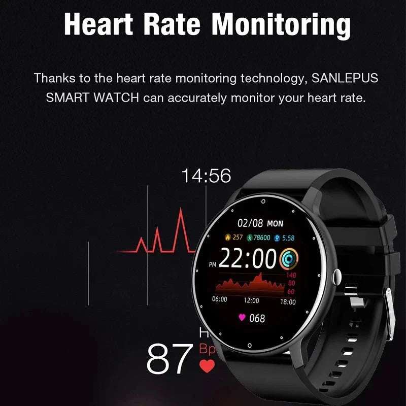Smart Fitness Watch with Fitness Tracking and Notifications - Image 3