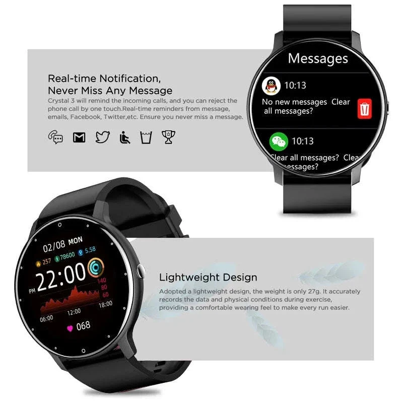 Smart Fitness Watch with Fitness Tracking and Notifications - Image 5