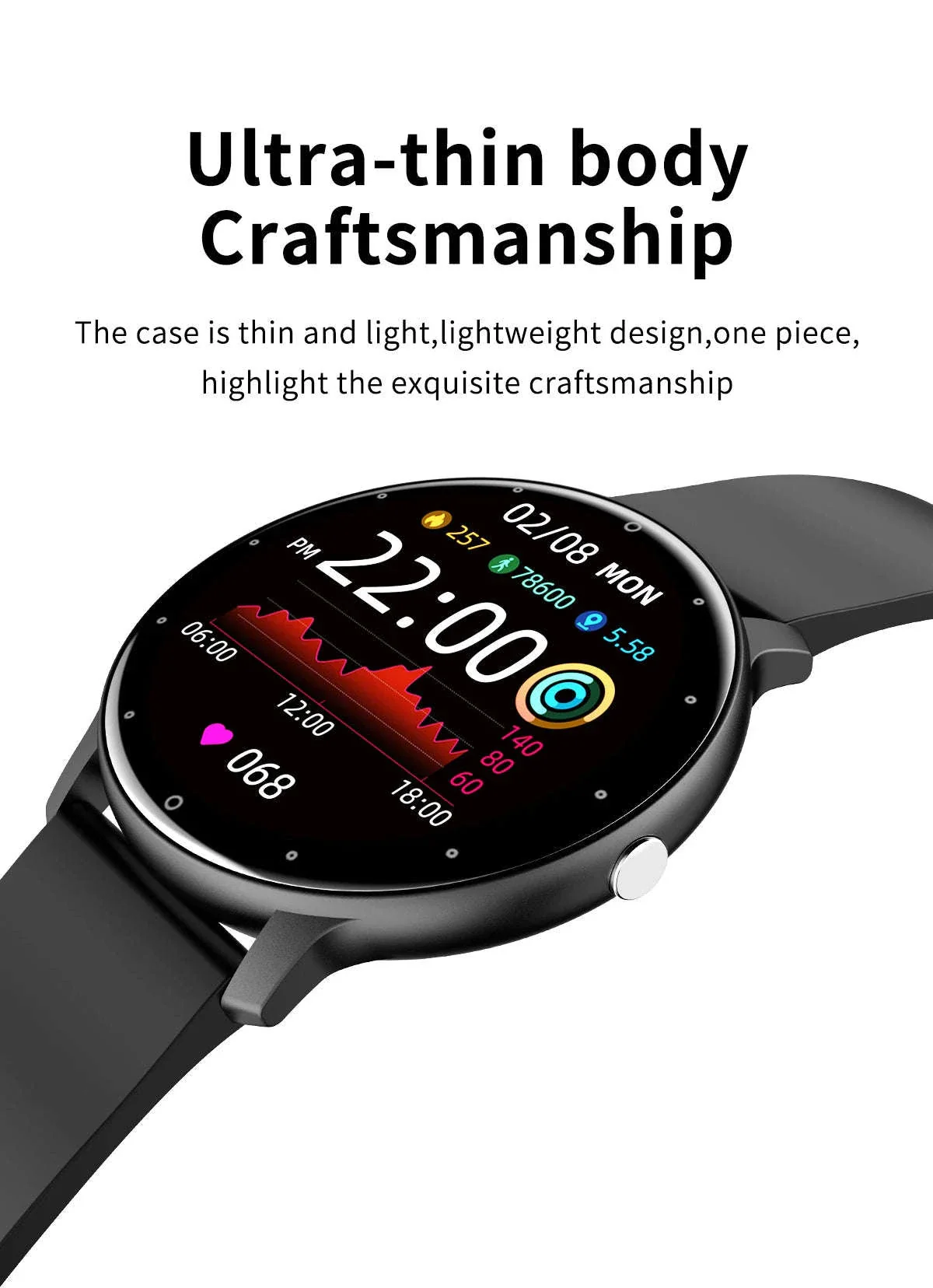 Smart Fitness Watch with Fitness Tracking and Notifications - Image 9