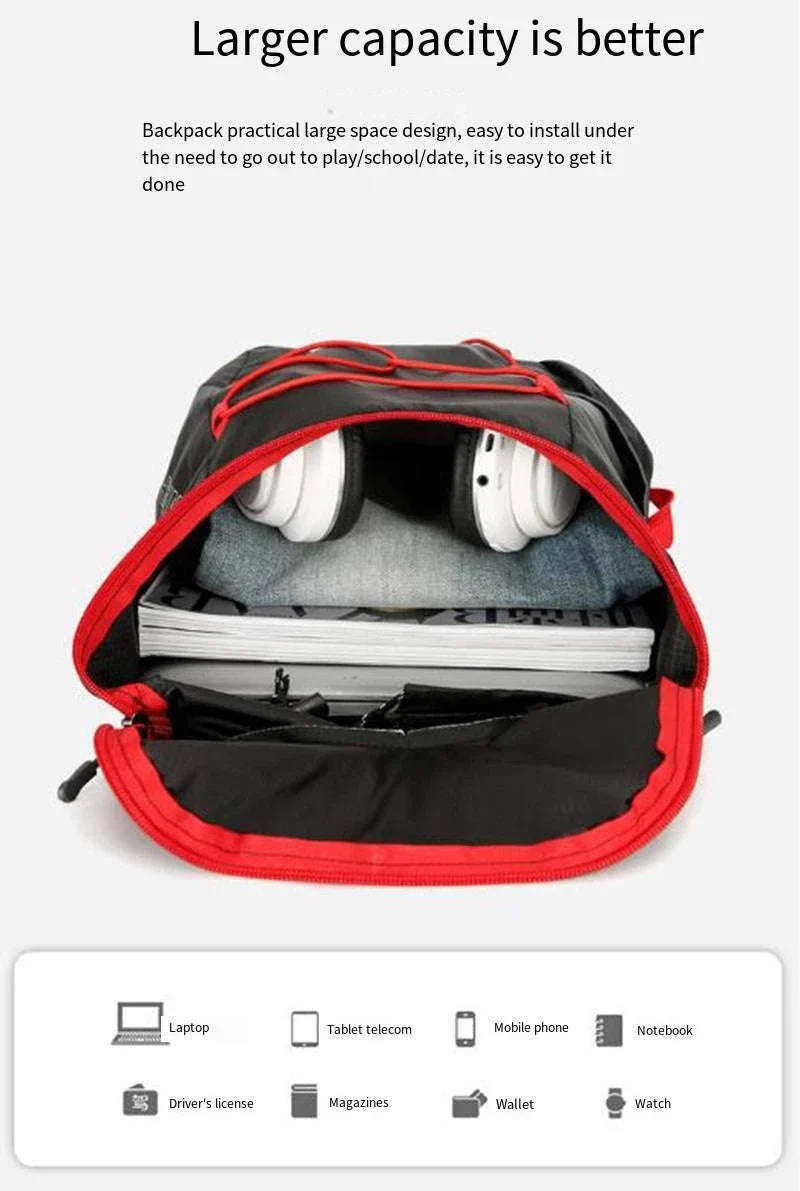 Lightweight Foldable 20L Waterproof Backpack for Travel & Hiking - Image 10